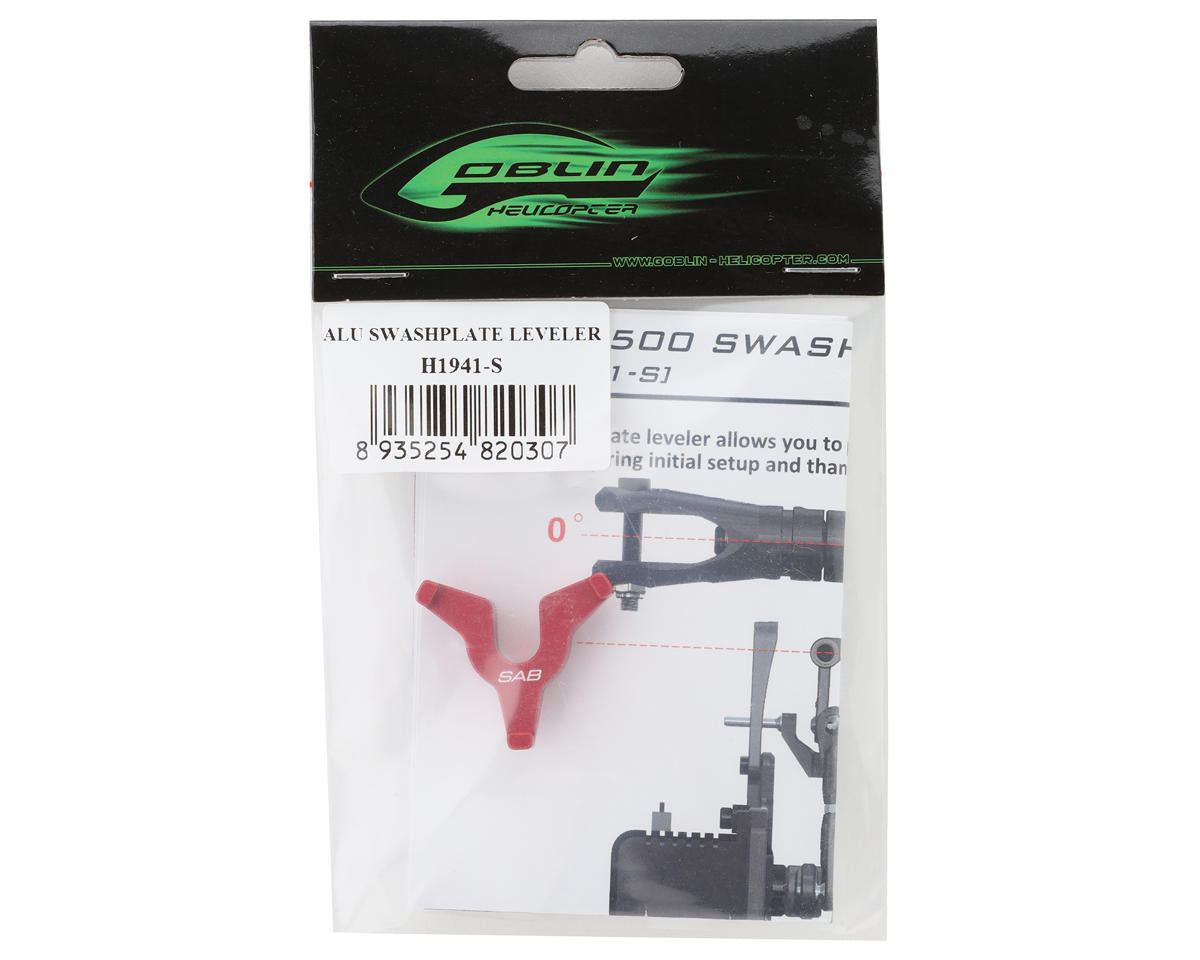 SAB Goblin Aluminum Swashplate Leveler (Raw 500)