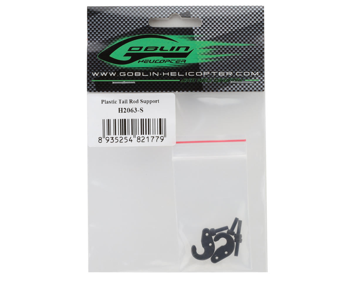SAB Goblin Plastic Tail Rod Support (2) (ilGoblin Pro/Raw 700)