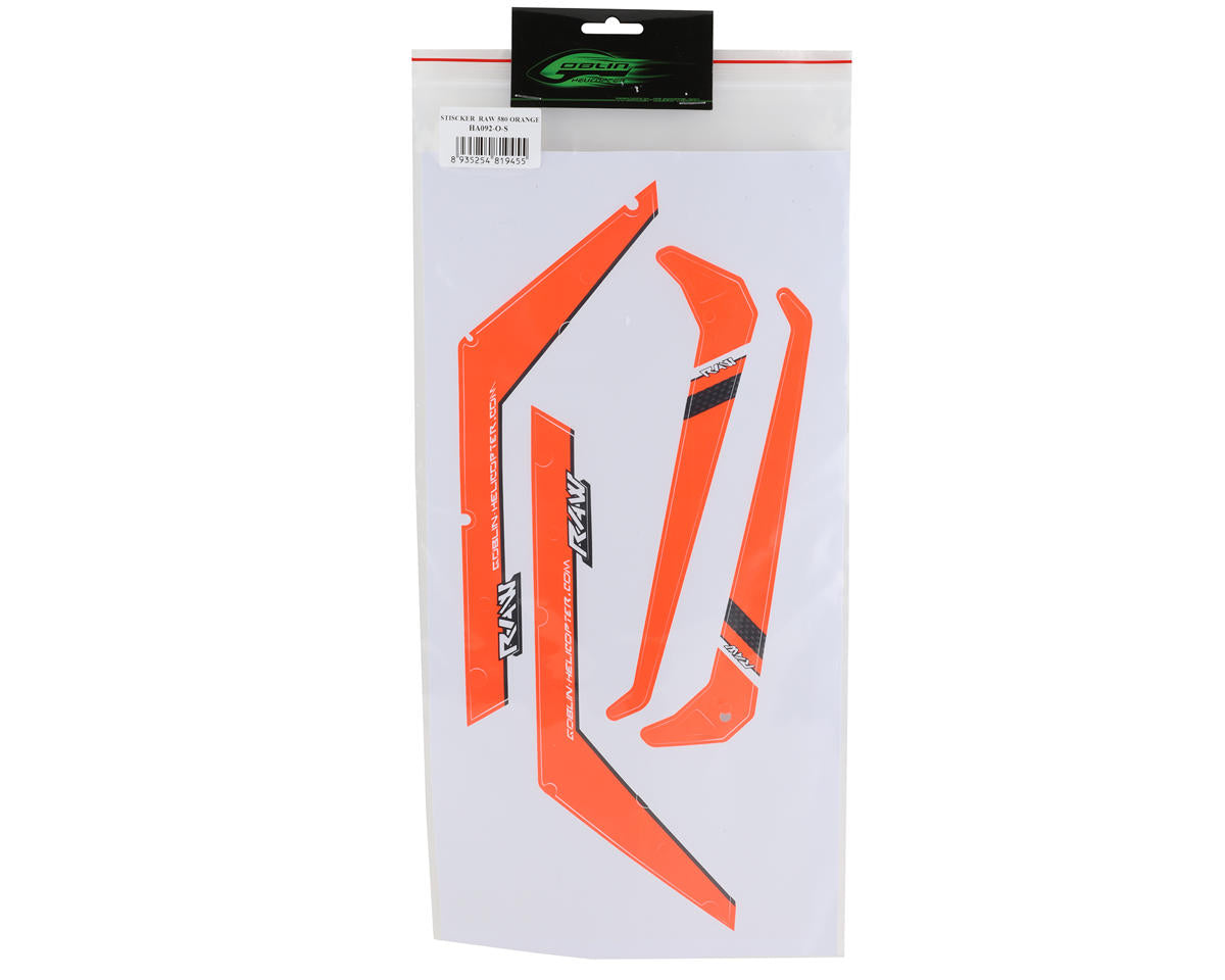 SAB Goblin Raw 580 Sticker Set (Orange)