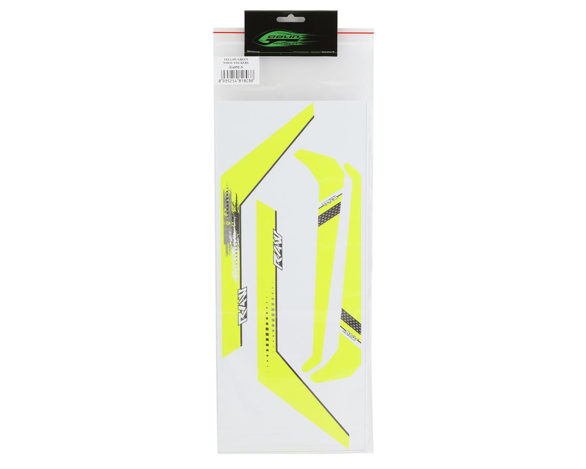 SAB Goblin Yellow/Green/White Frame & Fin Stickers