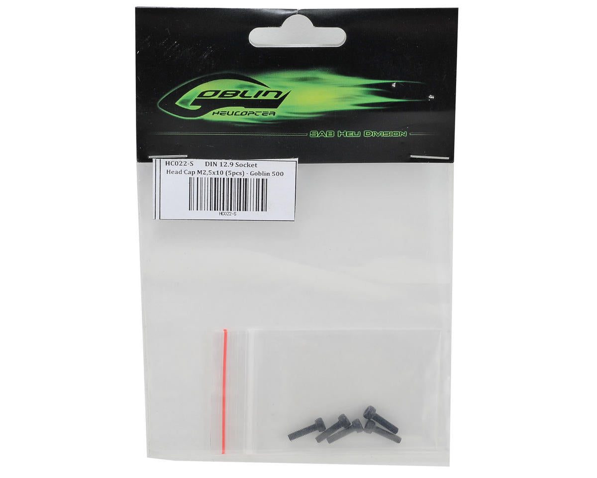 SAB Goblin 2.5x10mm Cap Head Screw (5)