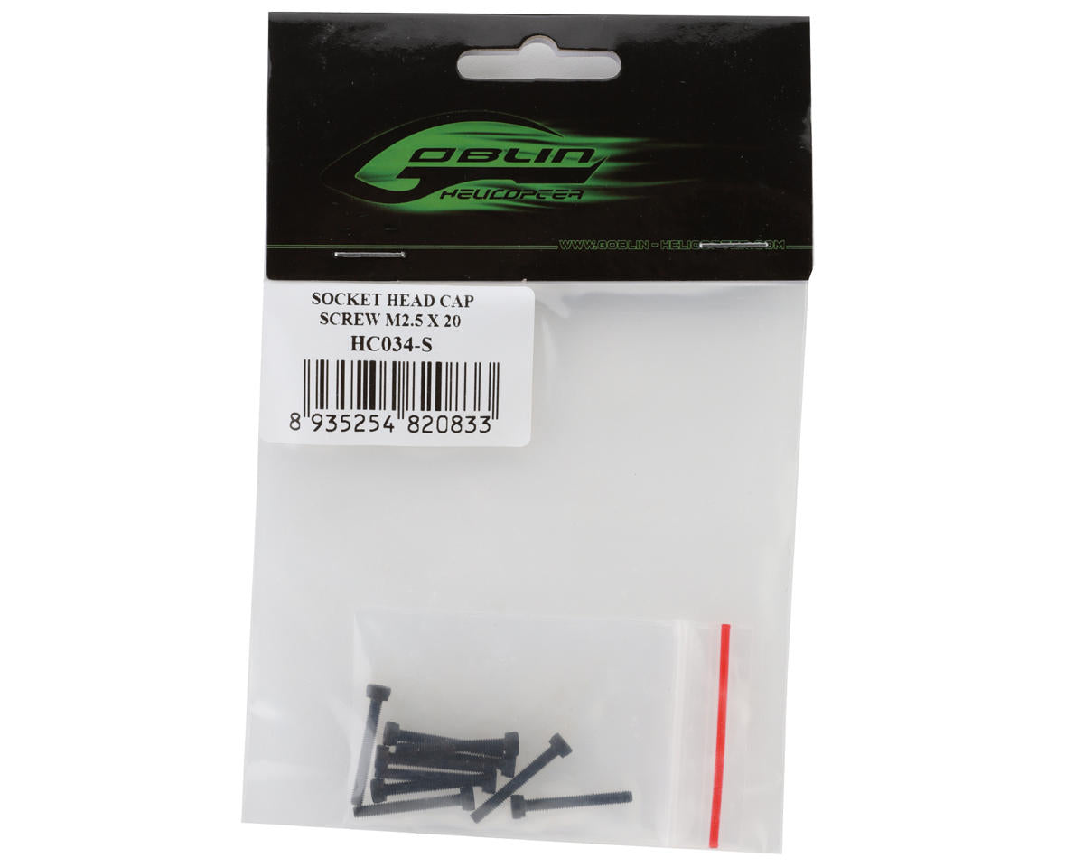 SAB Goblin 2.5x20mm Cap Head Screws (10)
