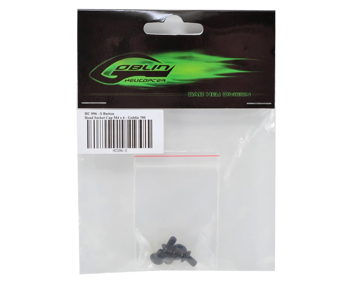 SAB Goblin 4x6mm Button Head Screw (5)