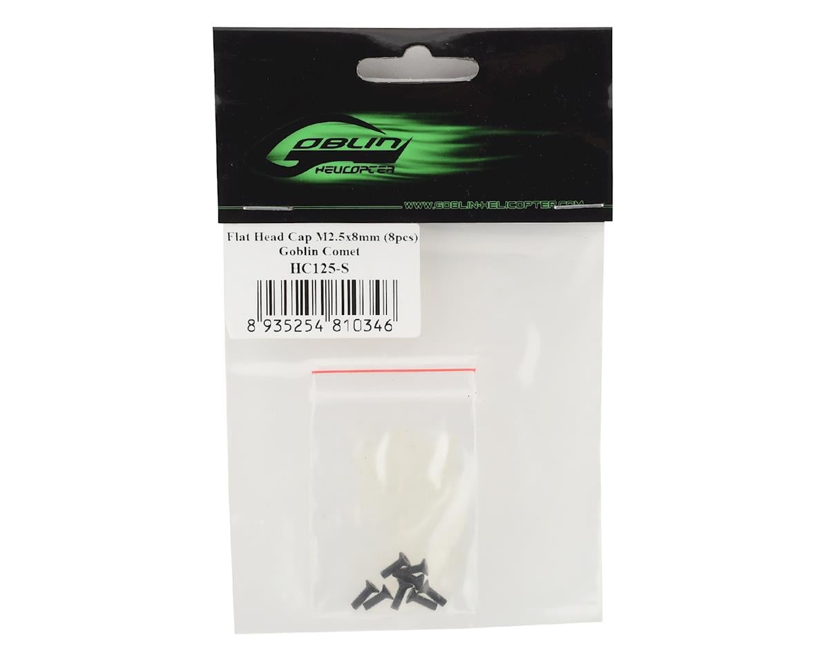 SAB Goblin 2.5x8mm Flat Head Cap Screws (8)
