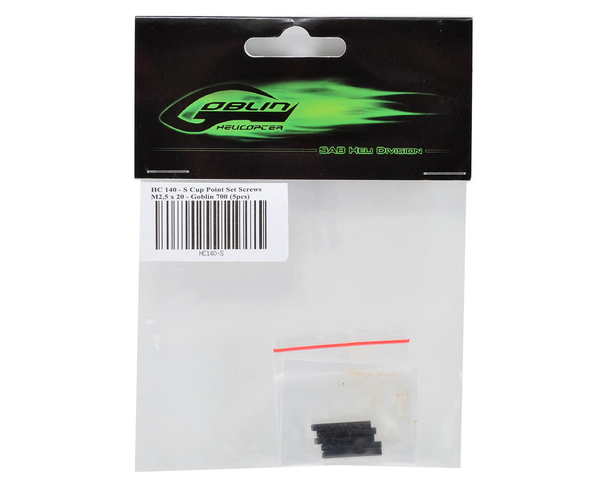 SAB Goblin 2.5x20mm Cup Point Set Screw (5)