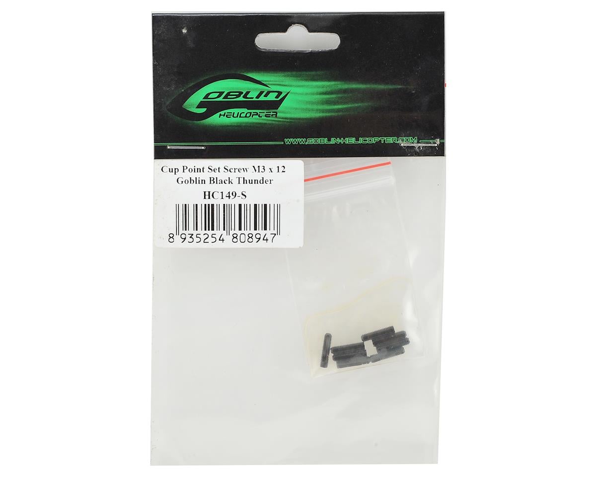 SAB Goblin 3x12mm Cup Point Set Screw (8)