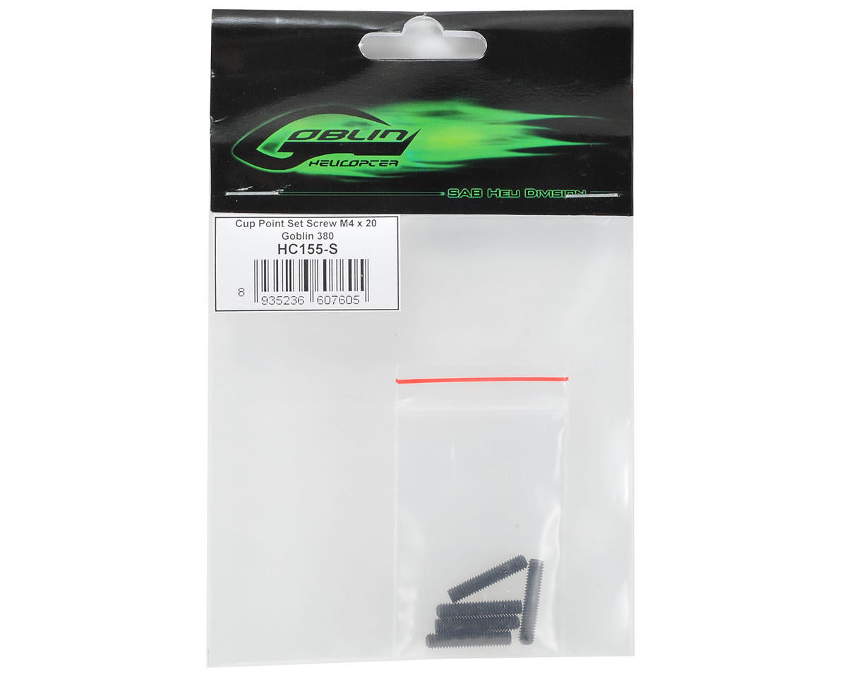 SAB Goblin 4x20mm Cup Point Set Screw (5)