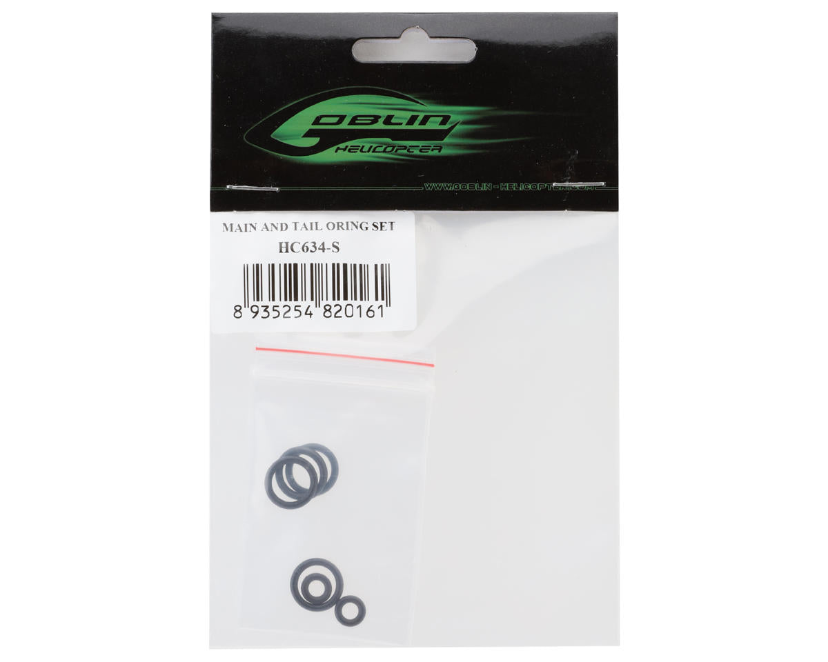 SAB Goblin Main and Tail O-Ring Set (6) (Raw 500)