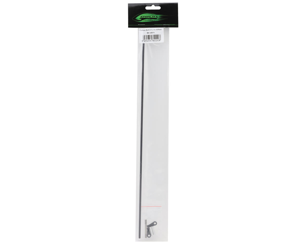SAB Goblin 2.5x4x435mm Carbon Tail Push Rod (Raw 500)