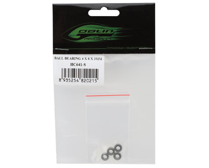 SAB Goblin 4x8x3mm Metal Shielded Ball Bearings (4)