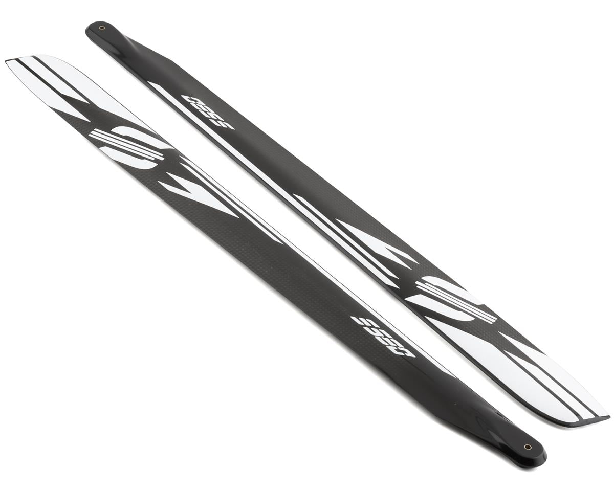 SAB Goblin 580mm "S Line" Carbon Fiber Main Blades (White)