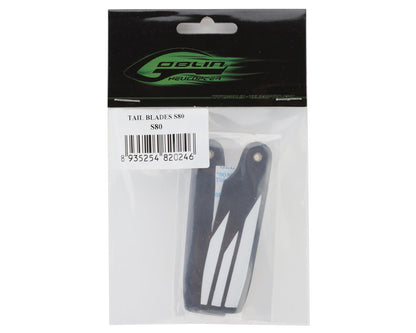 SAB Goblin S80 Carbon Fiber Tail Blades (Raw 500)