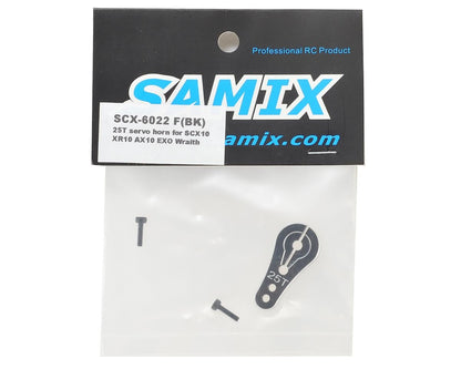 Samix Aluminum Clamp Lock Servo Horn (25T) (Black)