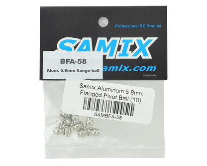 Samix Aluminum 5.8mm Flanged Pivot Ball (10)