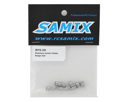 Samix Stainless Steel 5.8mm Flanged Pivot Ball (10)