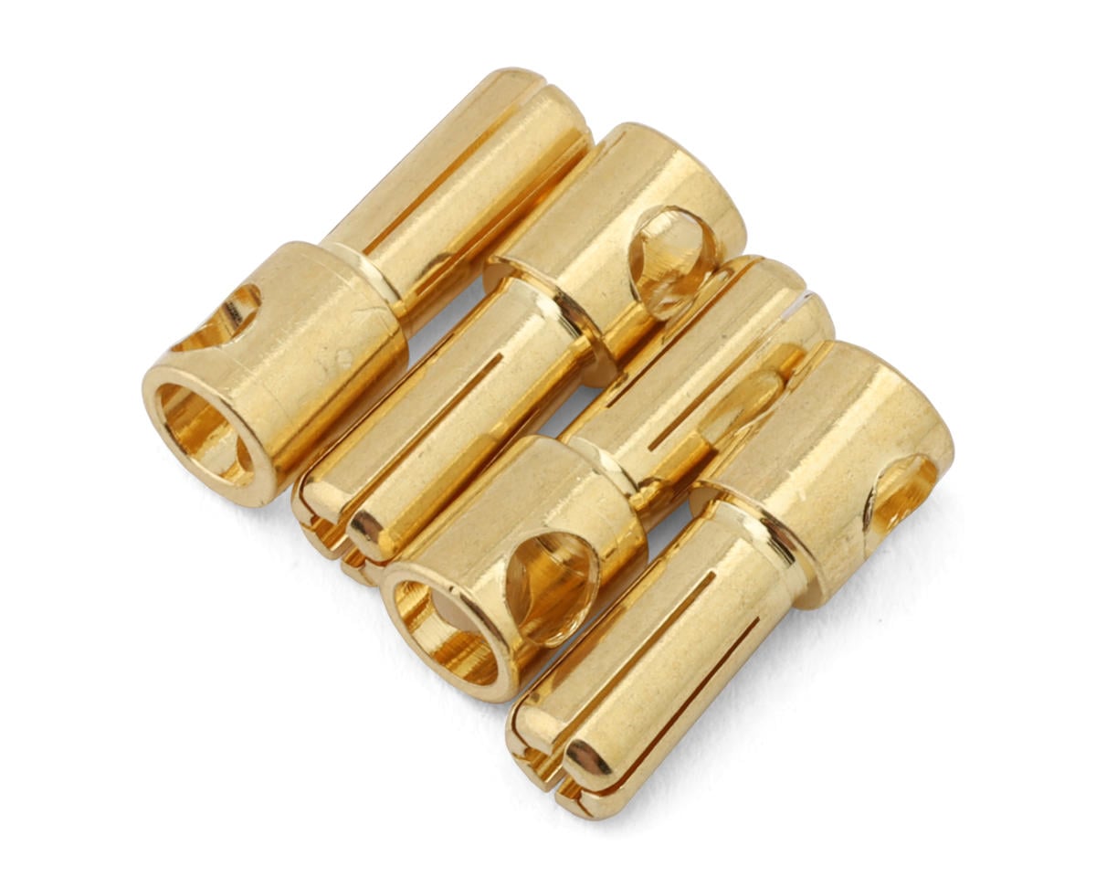 Samix 5mm High Current Bullet Plug Connectors (4 Male)