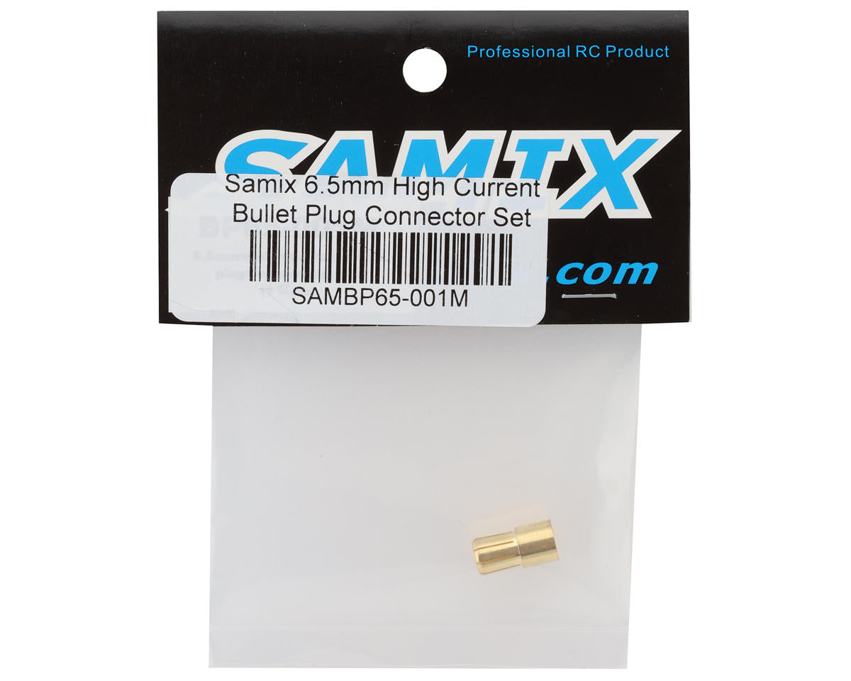 Samix 6.5mm High Current Bullet Plug Connector (1 Male)