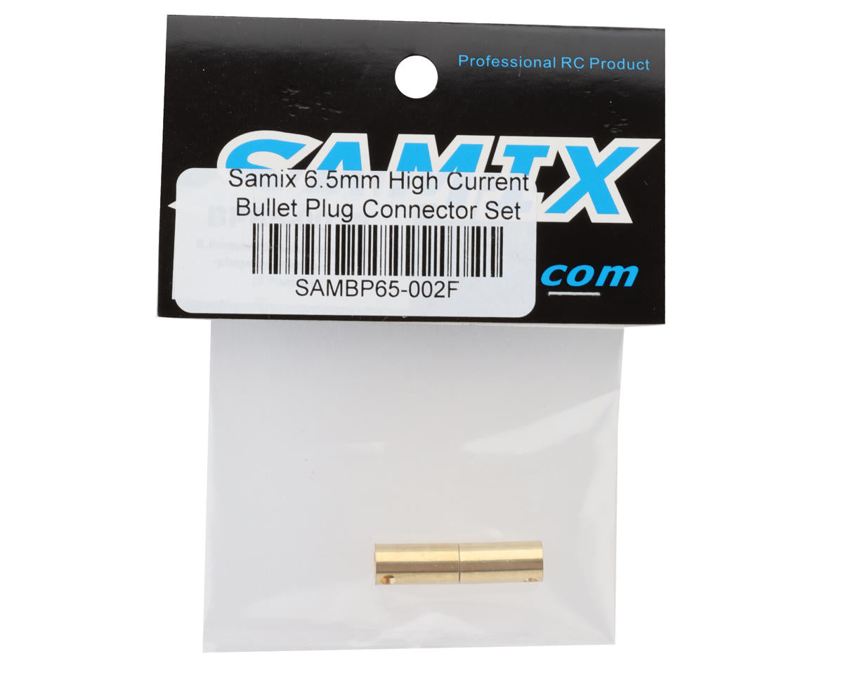 Samix 6.5mm High Current Bullet Plug Connectors (2 Female)
