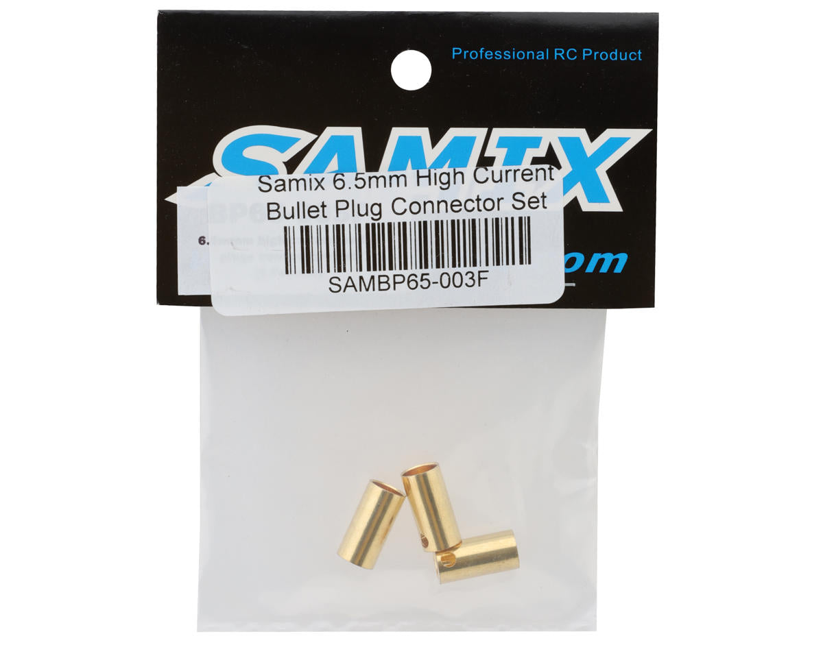Samix 6.5mm High Current Bullet Plug Connectors (3 Female)