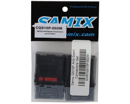 Samix QS10P Anti-Spark Connectors (Black) (2 Male)