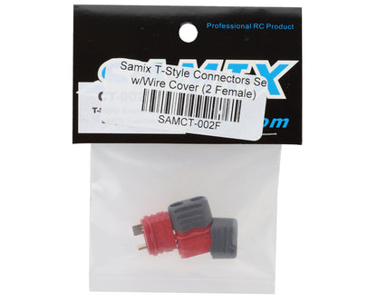 Samix T-Style Connectors Set w/Wire Cover (2 Female)