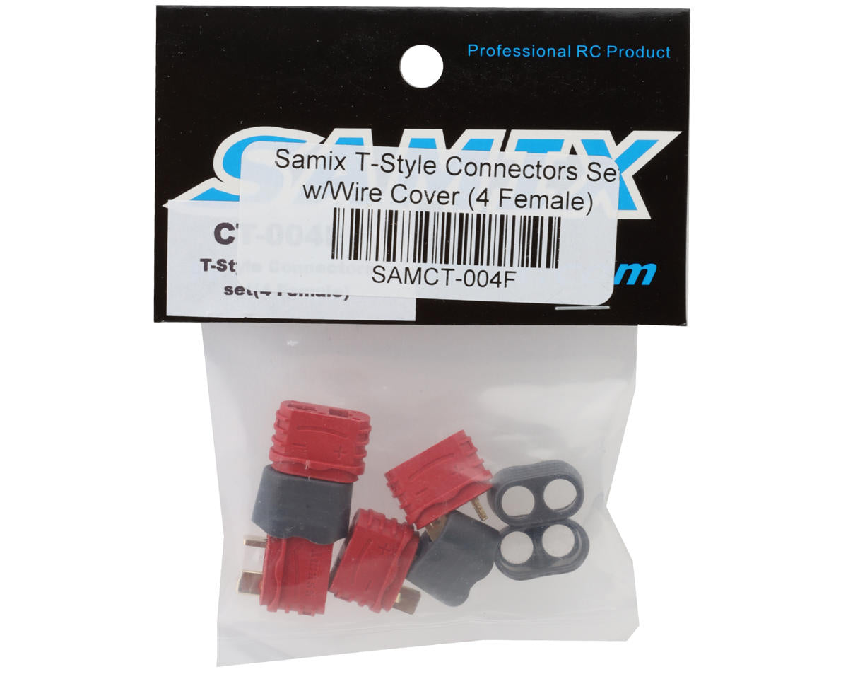 Samix T-Style Connectors Set w/Wire Cover (4 Female)