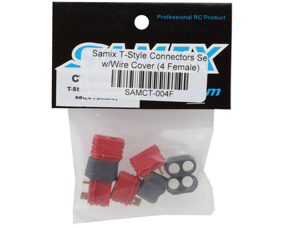 Samix T-Style Connectors Set w/Wire Cover (4 Female)
