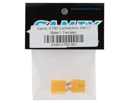 Samix XT60 Connectors Set (1 Male/1 Female)