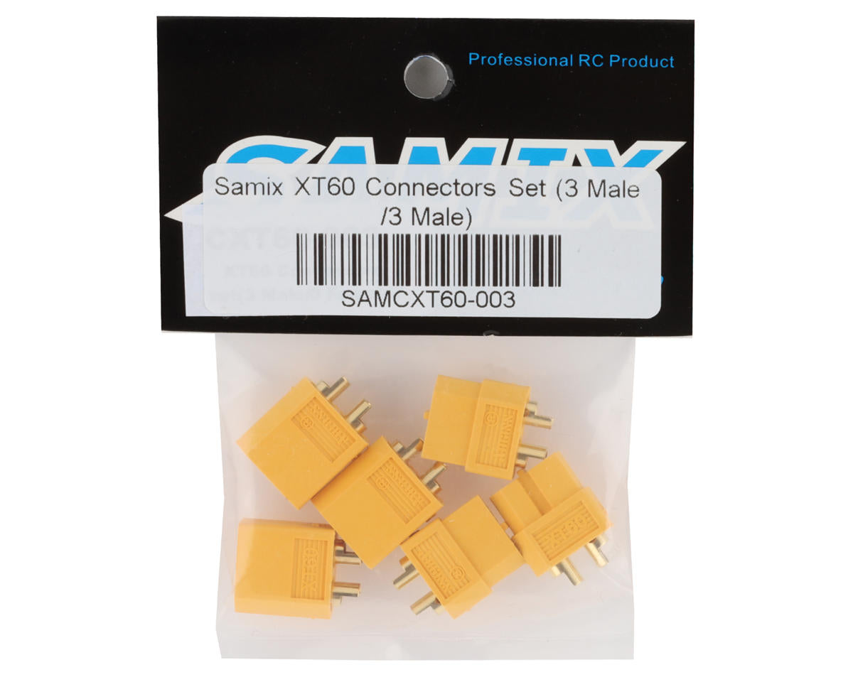 Samix XT60 Connectors Set (3 Male /3 Female)