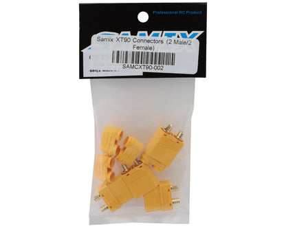 Samix XT90 Connectors (2 Male/2 Female)