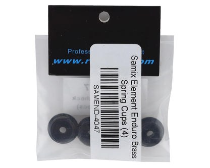 Samix Element Enduro Brass Spring Cups (Black) (4)