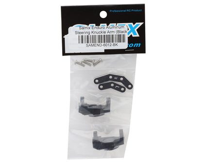Samix Enduro CNC Machined Aluminum Steering Knuckles (Black) (2)