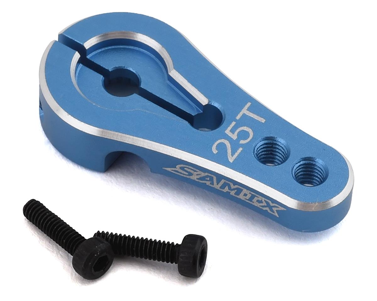 Samix Element Enduro Aluminum Servo Horn (25T-ProTek/Futaba) (Black)