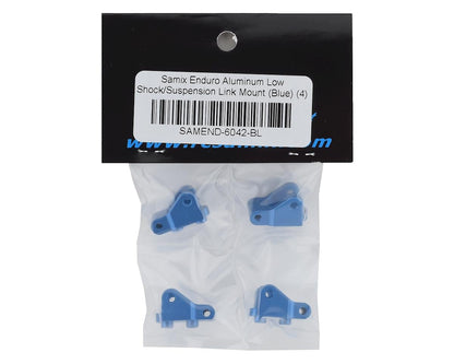 Samix Enduro Aluminum Low Shock/Suspension Link Mount (Blue) (4)