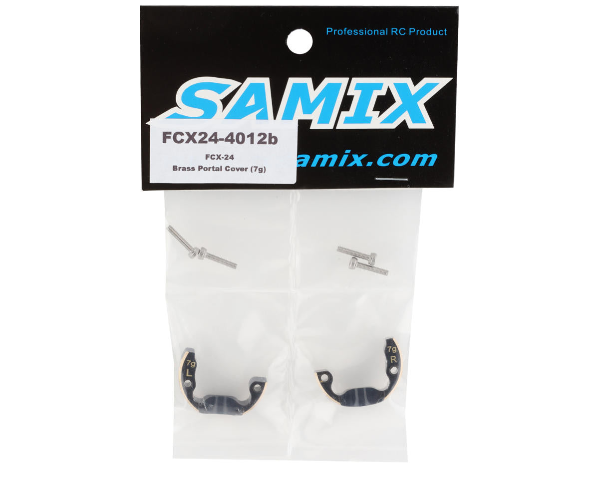 Samix FCX24 Brass Portal Cover Tuning Weights (2) (7g) (Use w/SAMFCX24-4012A)