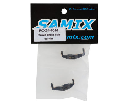Samix FCX24 Brass Hub Carrier Set (Black) (2) (13g)
