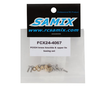 Samix FCX24 Brass Knuckle & Upper Link Bushing Set