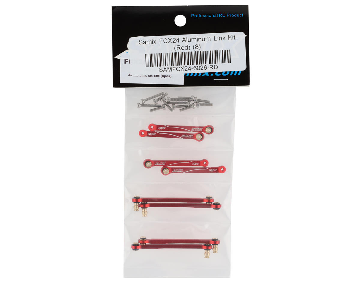 Samix FCX24 Aluminum Link Kit (Red) (8)