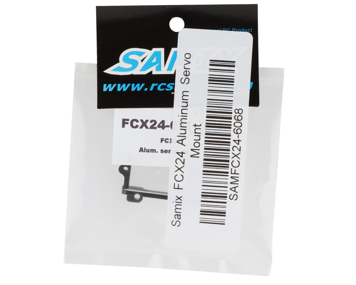 Samix FCX24 Aluminum Servo Mount (Black)