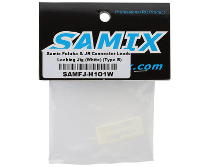 Samix Futaba & JR Connector Leads Locking Jig (White) (Type B)
