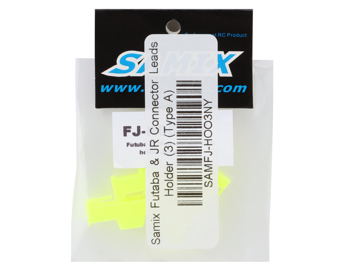 Samix Futaba & JR Connectors Leads Locking Jig (3) (Neon Yellow)