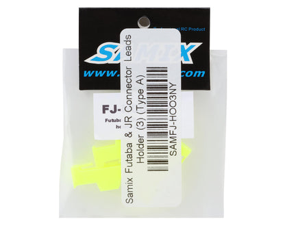 Samix Futaba & JR Connectors Leads Locking Jig (3) (Neon Yellow)