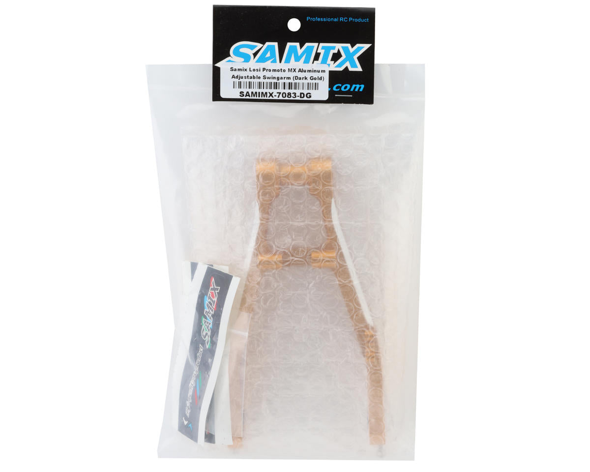 Samix Losi Promoto MX Aluminum Adjustable Swingarm (Gold)