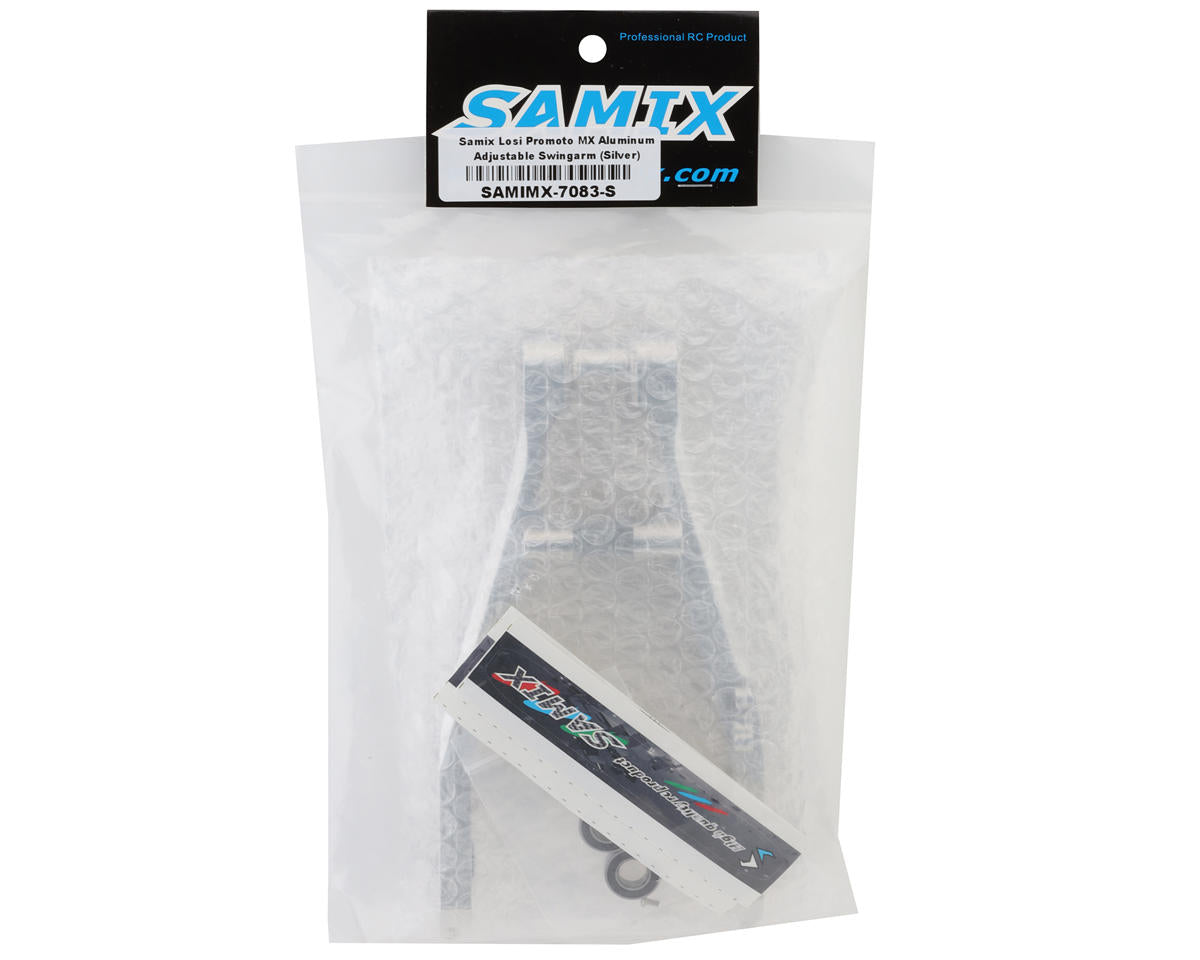 Samix Losi Promoto MX Aluminum Adjustable Swingarm (Silver)