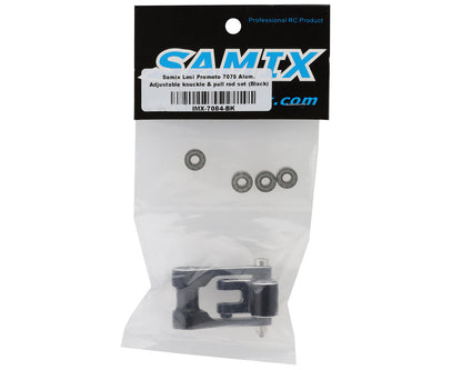 Samix Losi Promoto-MX Aluminum Adjustable Shock Linkage (Black)