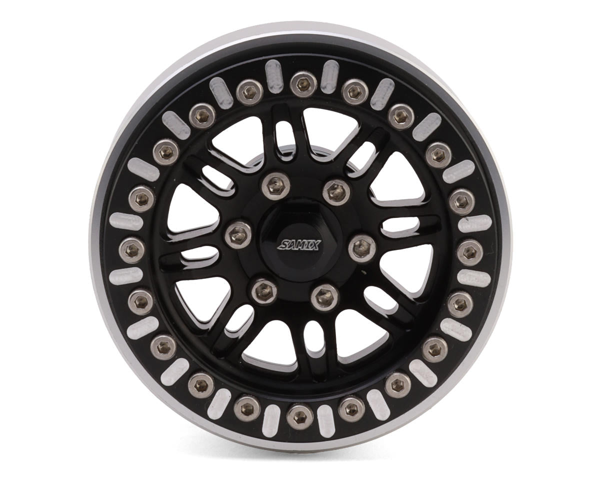 Samix 8-Spoke Mult-Crawlers 1.9" Aluminum Spare Beadlock Wheel (Black)