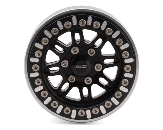 Samix 8-Spoke Mult-Crawlers 1.9" Aluminum Spare Beadlock Wheel (Black)