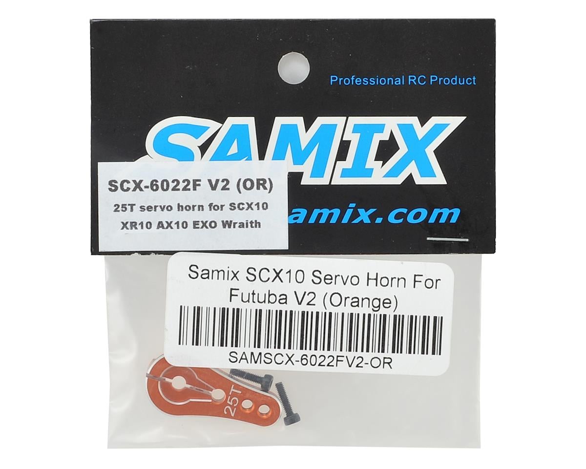 Samix Aluminum Clamp Lock Servo Horn (25T) (Orange)