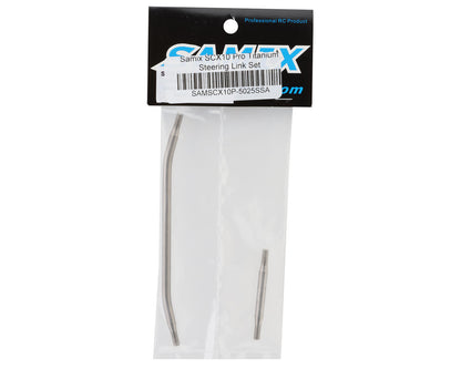 Samix SCX10 Pro Titanium Steering Links (2) (Axle Mounted Servo)