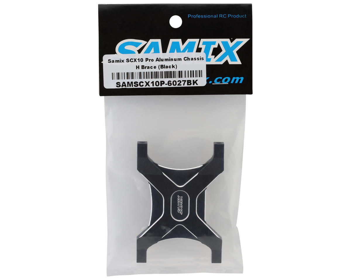 Samix SCX10 Pro Aluminum Chassis "H" Brace (Black)